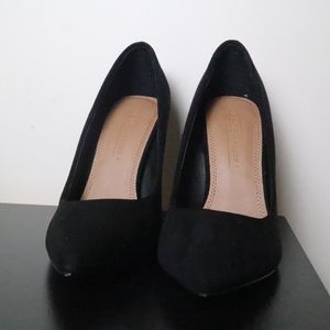 NEW ASOS black suede pointed heel pumps